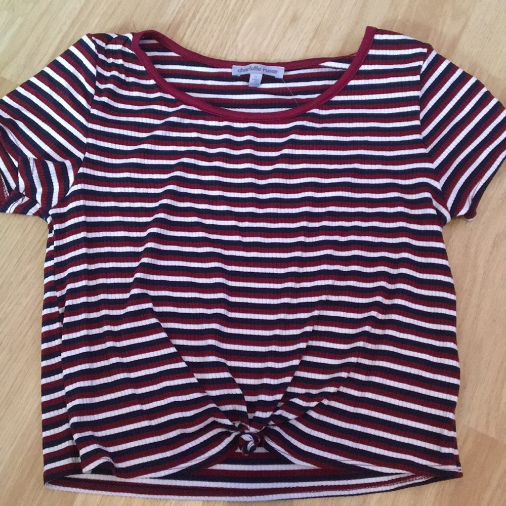 BRAND NEW ! Striped Crop Top